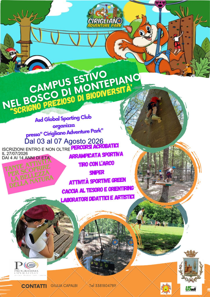 Campus 2026 Cirigliano Adventure Park